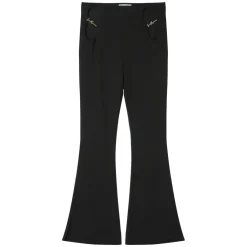 Pantalon Flare Bijoux Noir