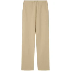 Pantalon Gaufre Droit Beige