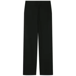 Pantalon Gaufre Droit Noir