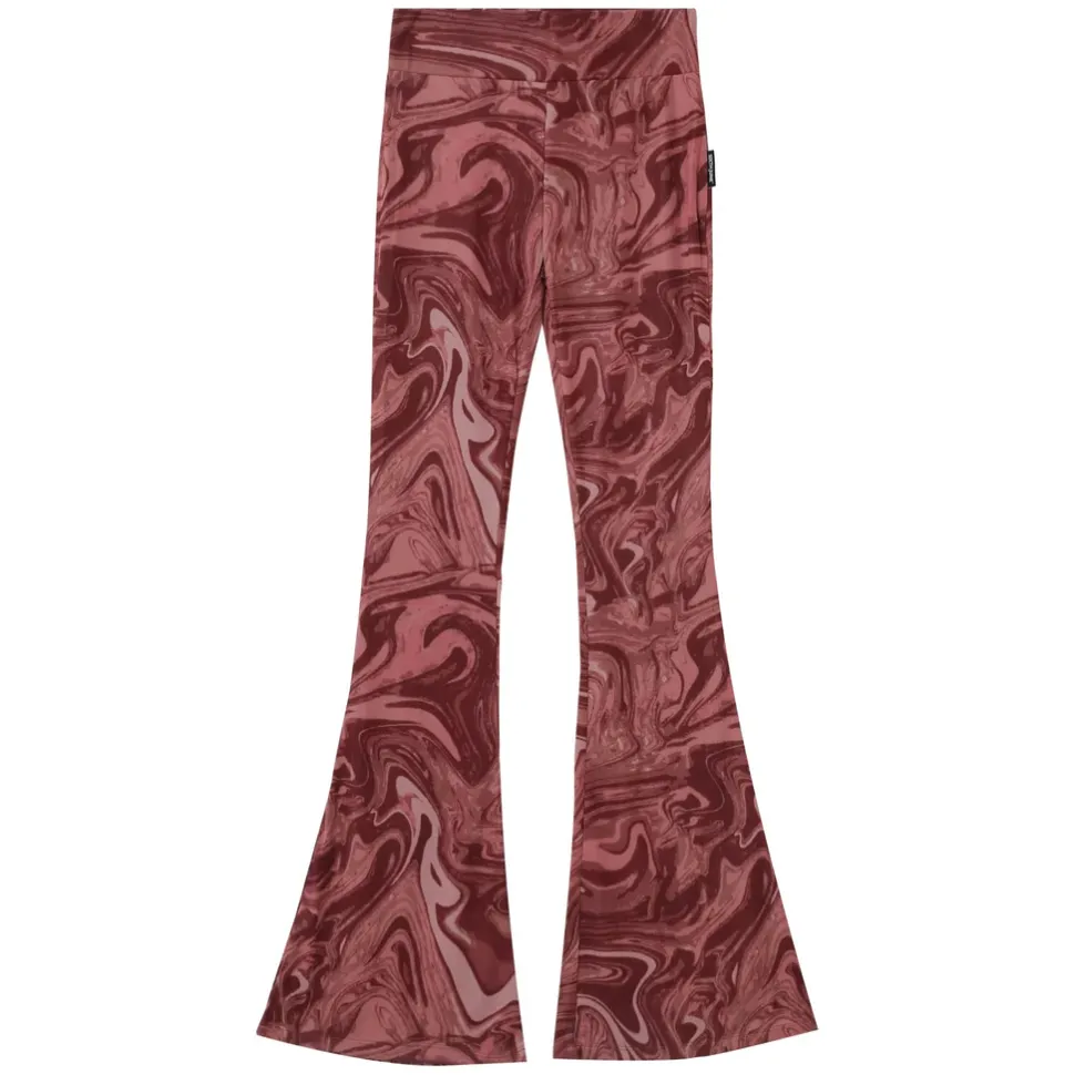 Pantalon Mesh Flare Encore Rose
