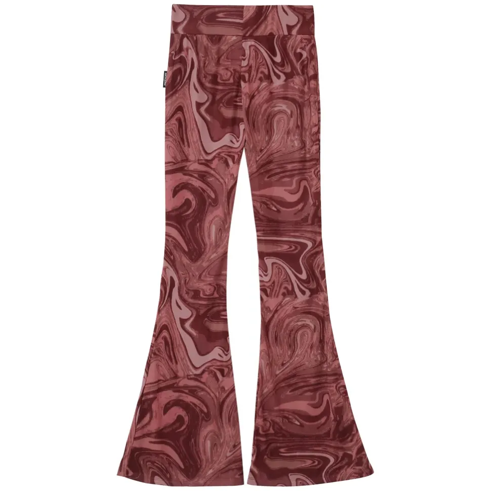 Pantalon Mesh Flare Encore Rose