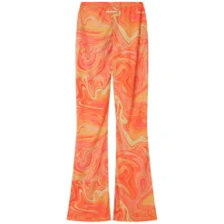 Pantalon Mesh Flare Encre Orange