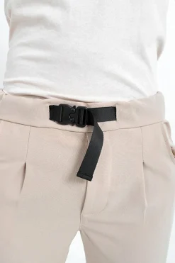 Pantalon Pince Ceinture Beige