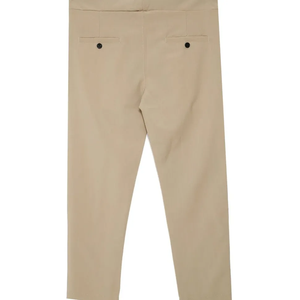 Pantalon Pince Ceinture Beige