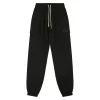 Pantalon Poches Cargo Cordons Noir