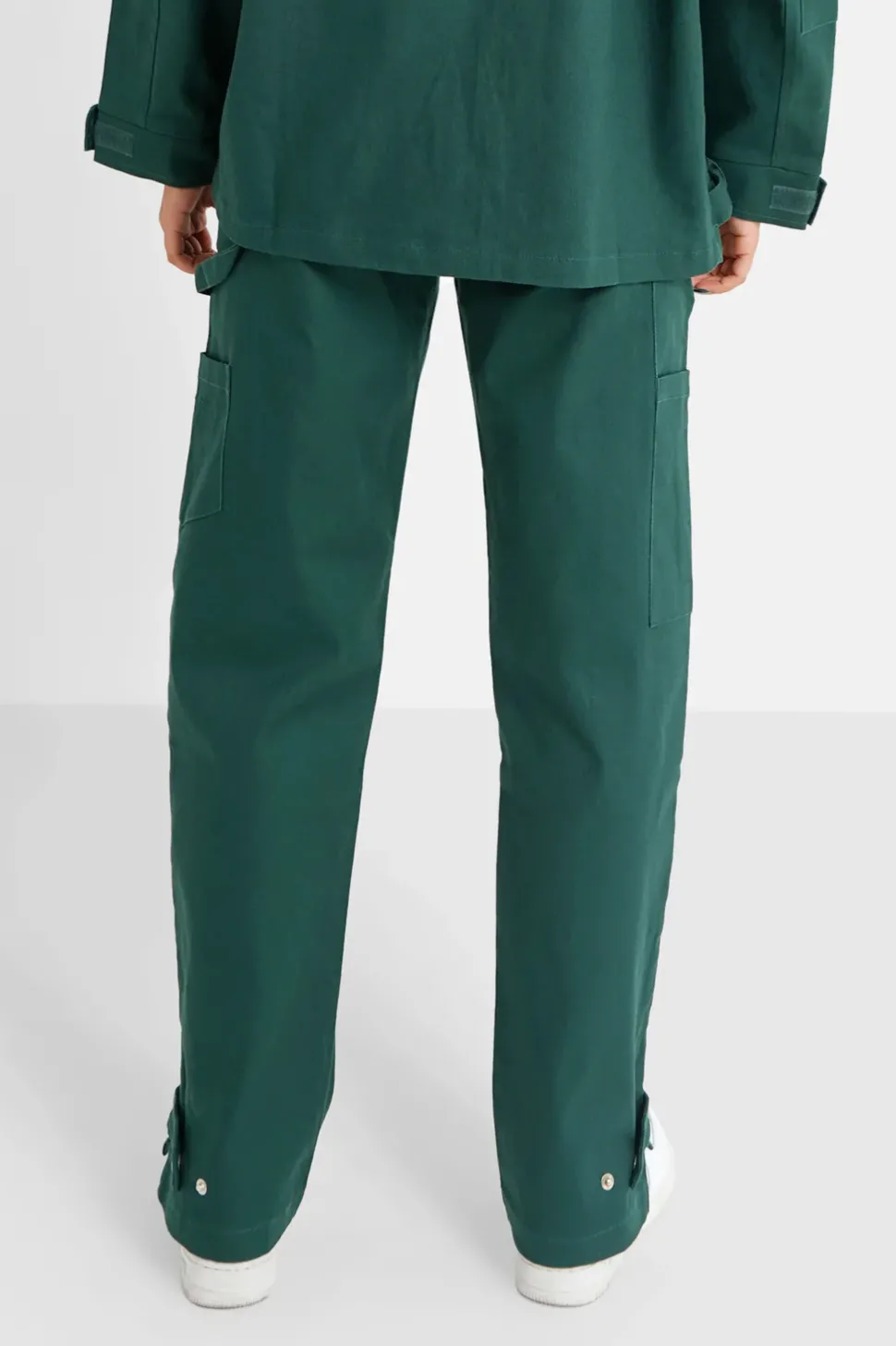 Pantalon Poches Cargo Vert Fonce