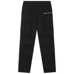 Pantalon Poches Cargo Zip Noir