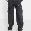 Pantalon Utilitaire Delave Noir