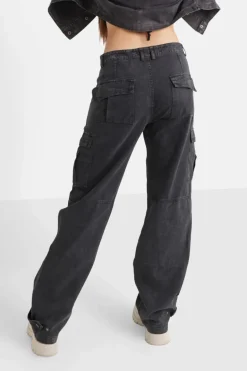 Pantalon Utilitaire Delave Noir