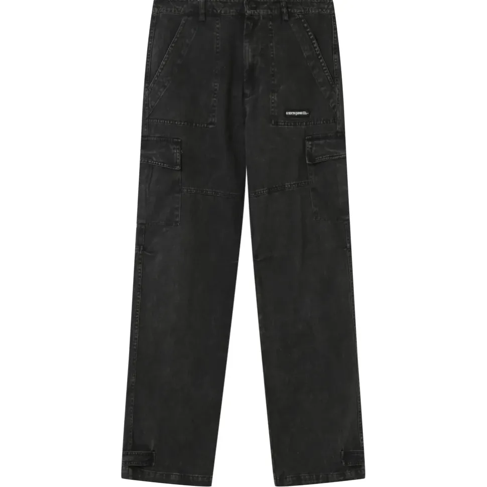 Pantalon Utilitaire Delave Noir