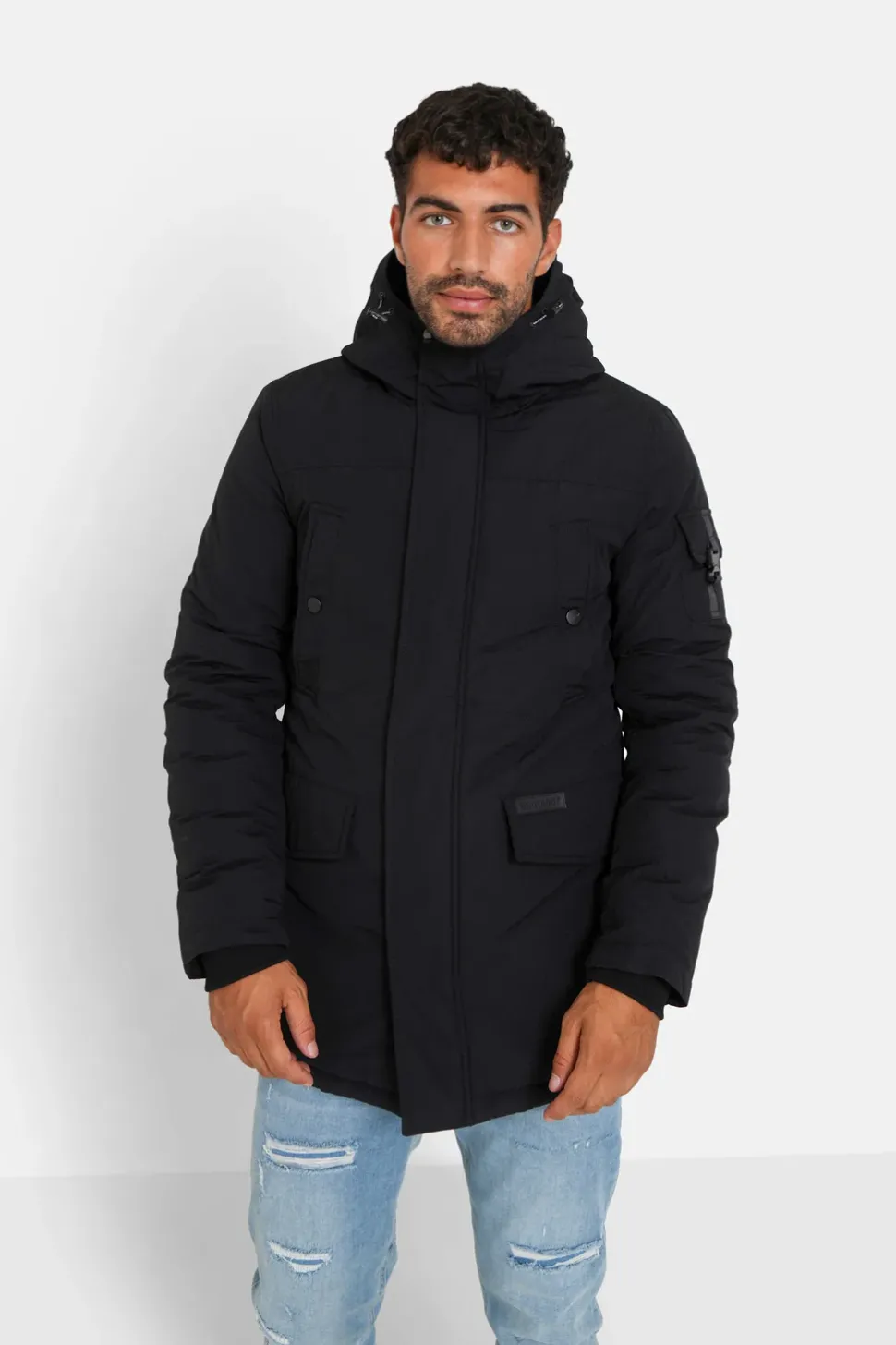 Parka Capuche Noir