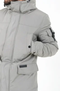 Parka Capuche Vert Kaki
