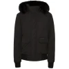 Parka Courte Fourrure Noir