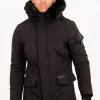 Parka Fourrure Deperlante Noir