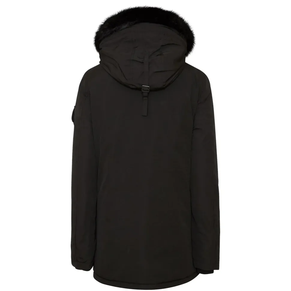 Parka Fourrure Deperlante Noir