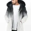 Parka Laine Tie Dye Noir