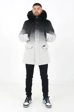 Parka Laine Tie Dye Noir