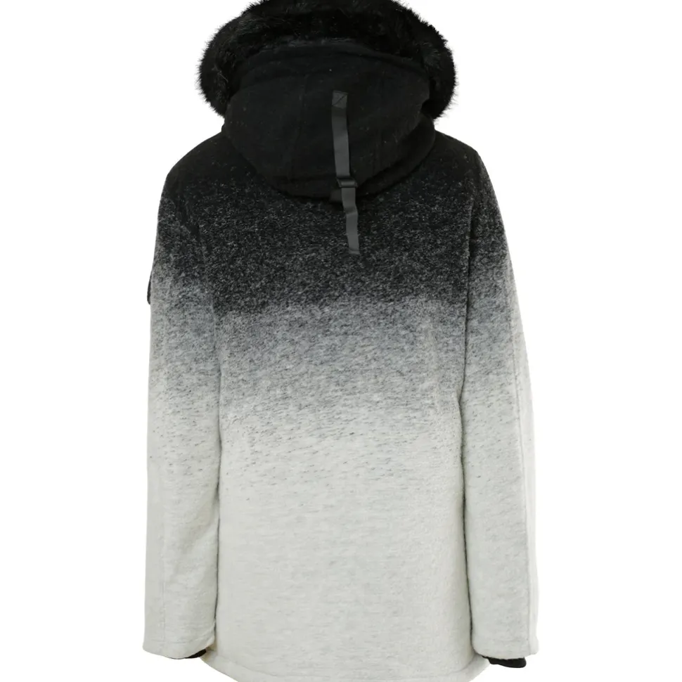 Parka Laine Tie Dye Noir