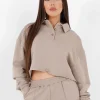 Polo Court Logo Brode Beige
