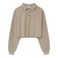 Polo Court Logo Brode Beige