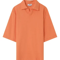 Polo Gaufre Oversize Orange
