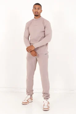 Pull Maille Logo Signature Beige