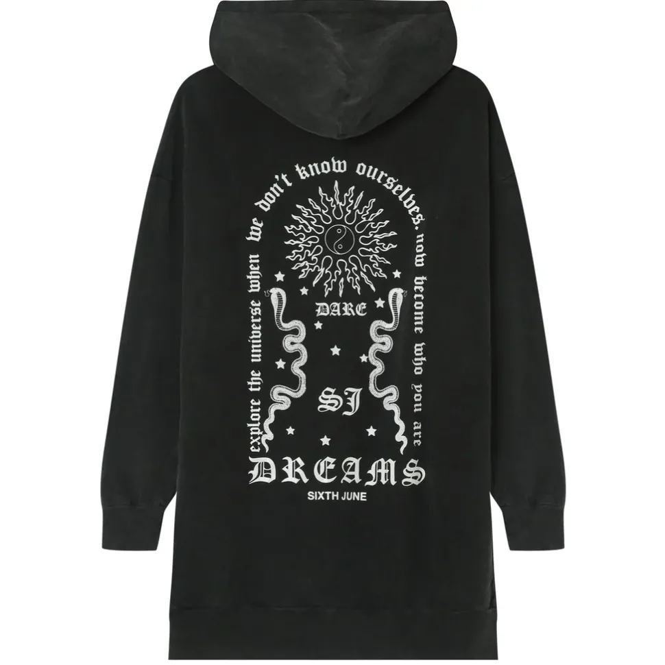 Robe Capuche Dreams Gris Fonce