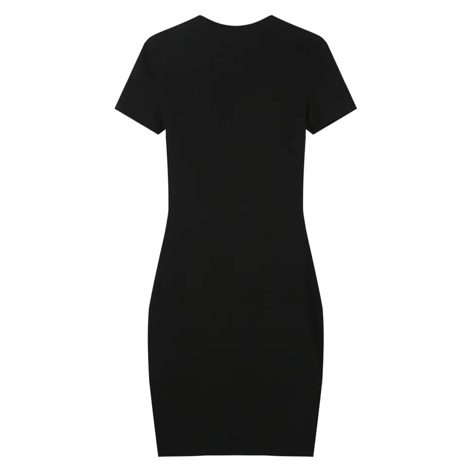 Robe Coeur Brode Noir
