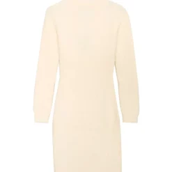 Robe Courte Duveteuse Blanc Casse