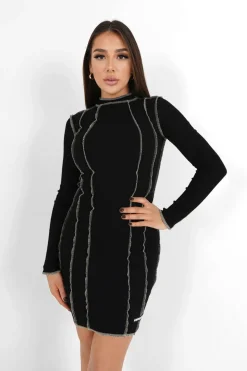 Robe Couture Surfilee Noir