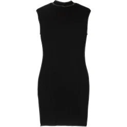 Robe Coutures Inversees Noir
