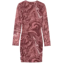 Robe Mesh Encre Rose