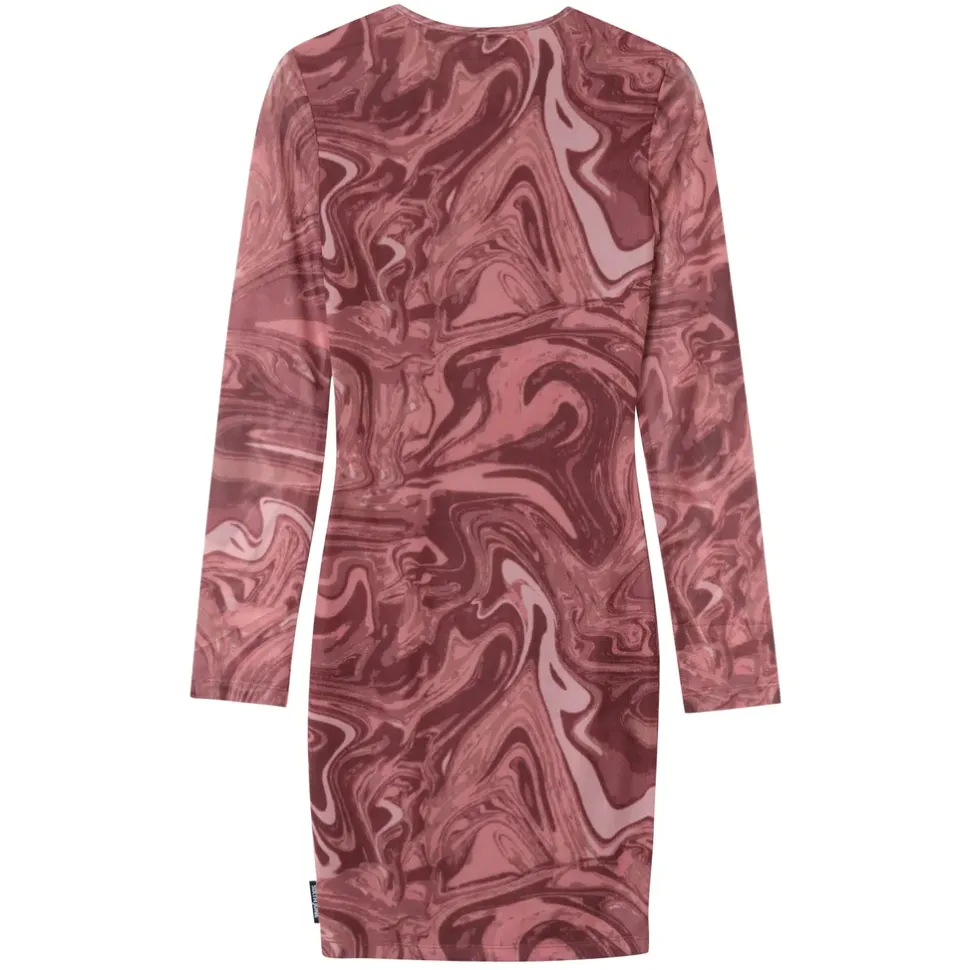 Robe Mesh Encre Rose