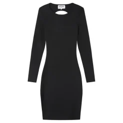 Robe Moulante Ouverture Dos Noir