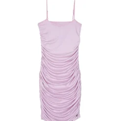 Robe Sexy Froncee Violet Clair