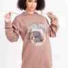Robe Sweat Aigle Savage Marron