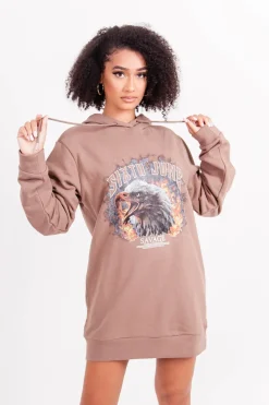 Robe Sweat Aigle Savage Marron