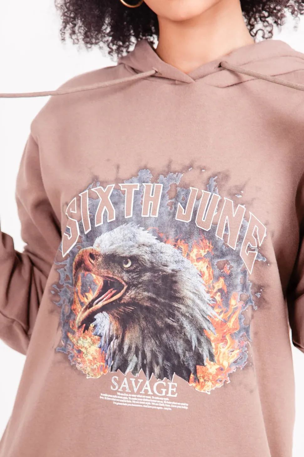 Robe Sweat Aigle Savage Marron