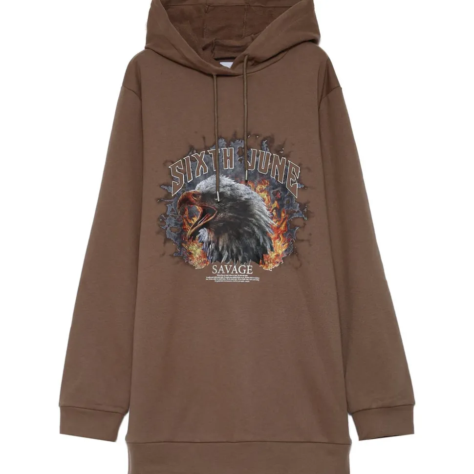 Robe Sweat Aigle Savage Marron