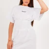 Robe T-Shirt Corset Blanc