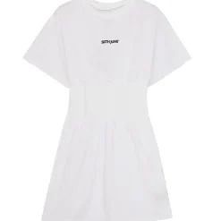 Robe T-Shirt Corset Blanc