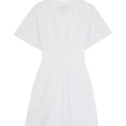 Robe T-Shirt Corset Blanc
