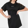 Robe T-Shirt Corset Noir