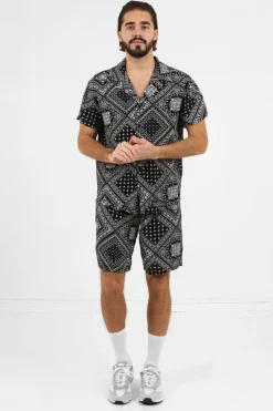 Short Bandana Fluide Noir