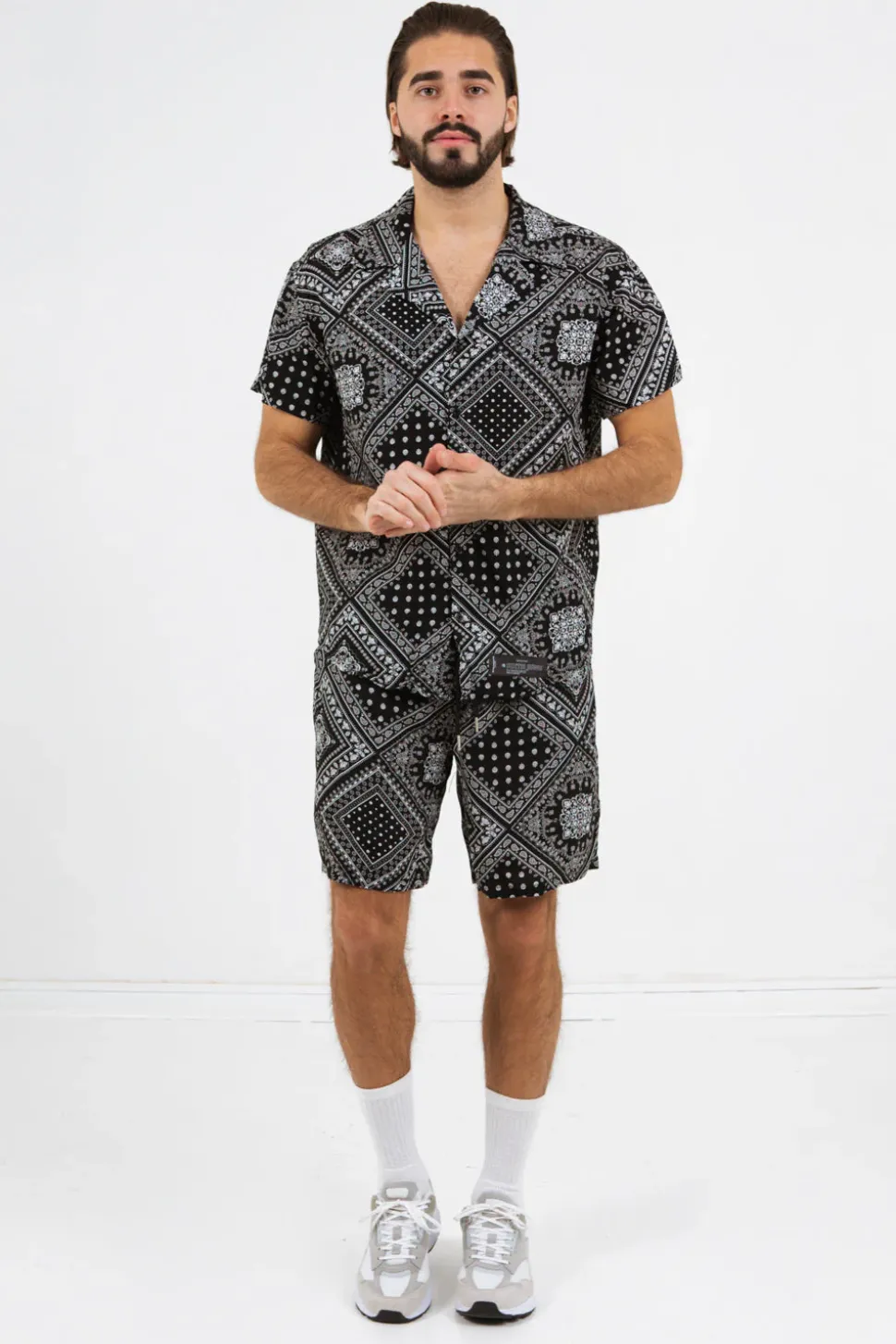 Short Bandana Fluide Noir