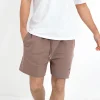 Short Barcode Bords Francs Marron Fonce