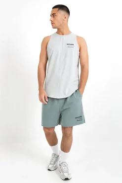 Short Barcode Bords Francs Vert Fonce