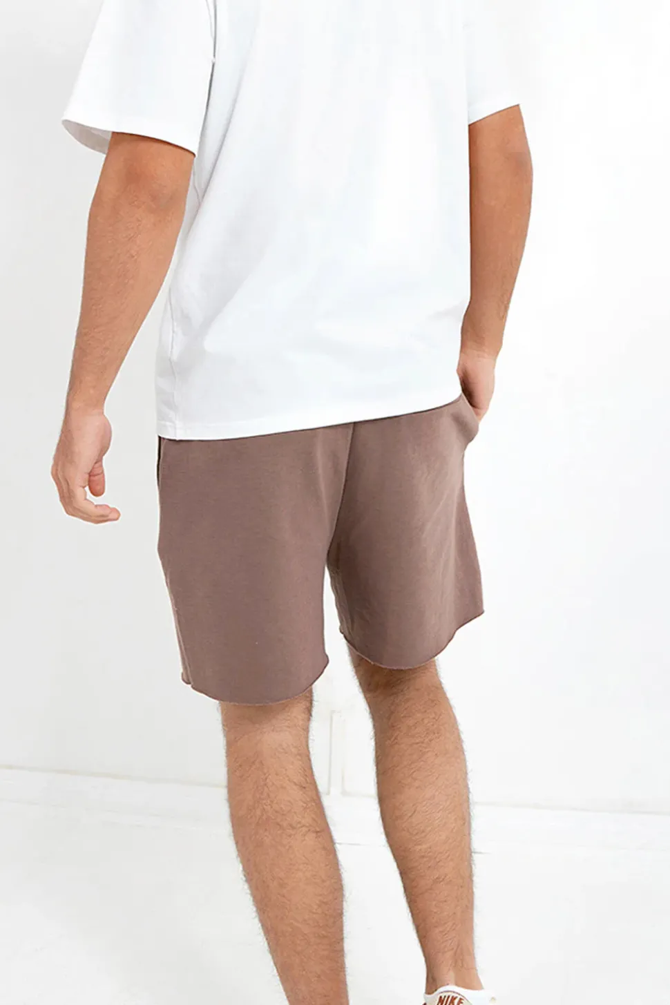 Short Barcode Bords Francs Marron Fonce