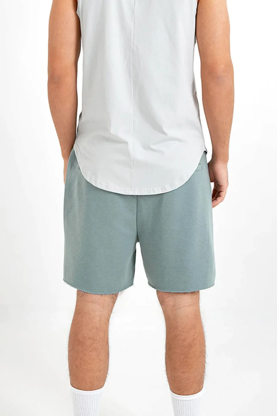 Short Barcode Bords Francs Vert Fonce