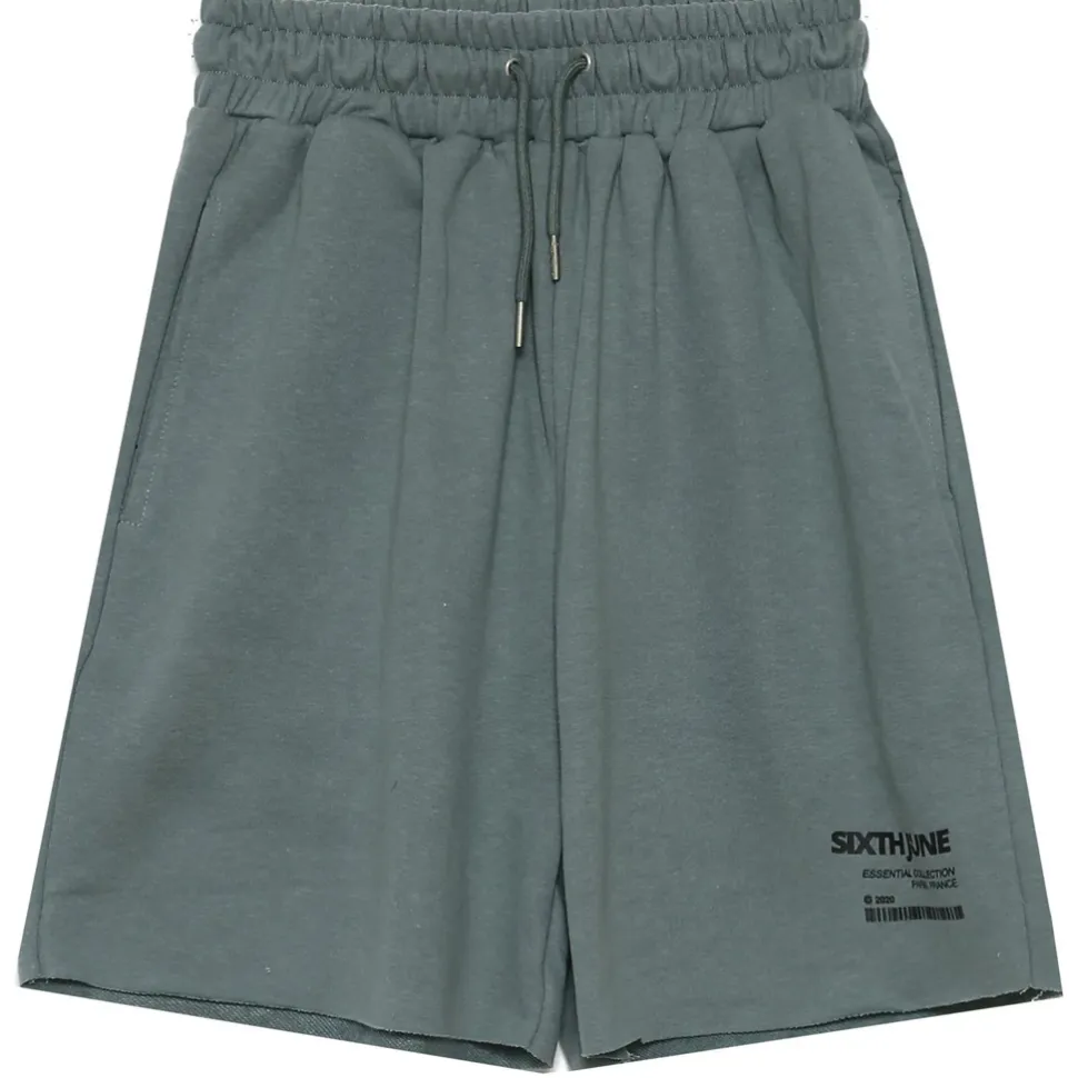 Short Barcode Bords Francs Vert Fonce